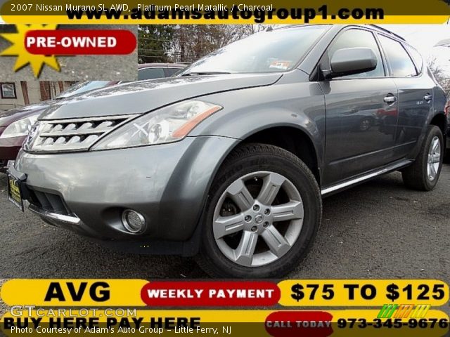 2007 Nissan Murano SL AWD in Platinum Pearl Matallic