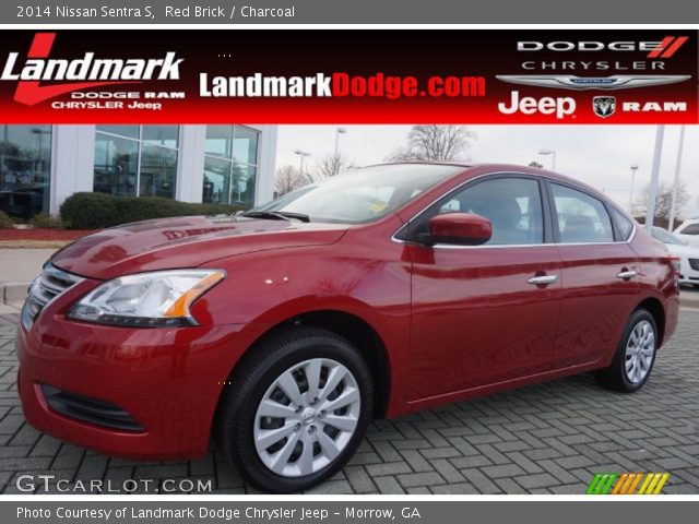 2014 Nissan Sentra S in Red Brick