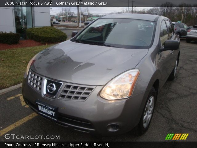 2008 Nissan Rogue S AWD in Gotham Gray Metallic