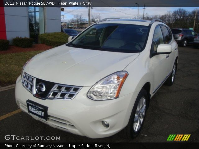 2012 Nissan Rogue SL AWD in Pearl White