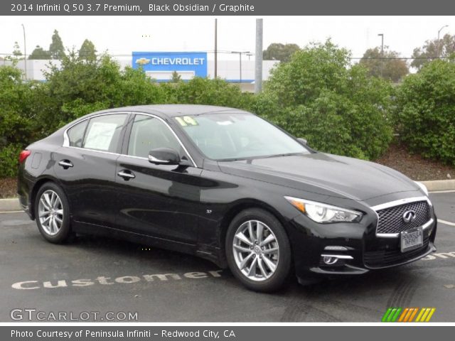 2014 Infiniti Q 50 3.7 Premium in Black Obsidian