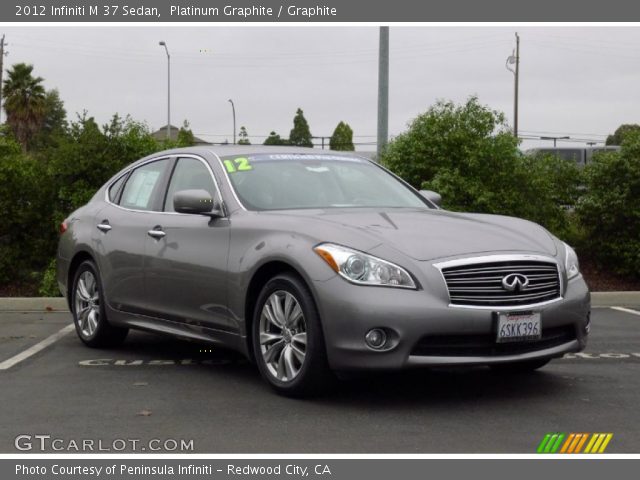 2012 Infiniti M 37 Sedan in Platinum Graphite