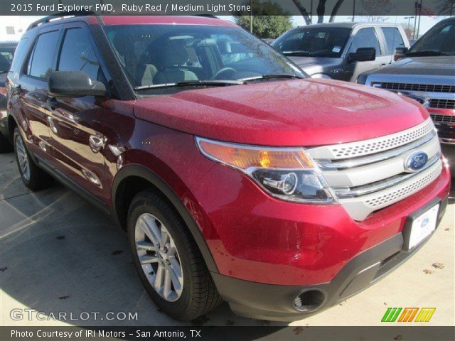 2015 Ford Explorer FWD in Ruby Red