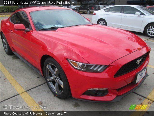 2015 Ford Mustang V6 Coupe in Race Red