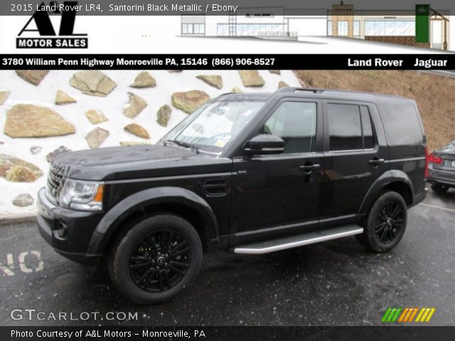 2015 Land Rover LR4  in Santorini Black Metallic