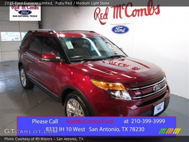 2015 Ford Explorer Limited in Ruby Red