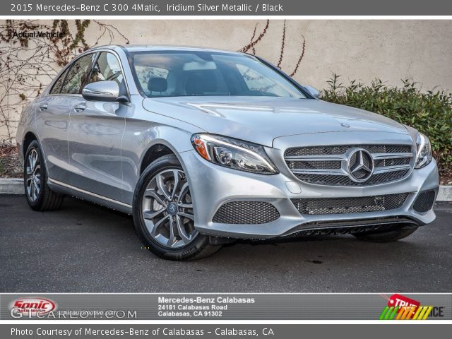 2015 Mercedes-Benz C 300 4Matic in Iridium Silver Metallic