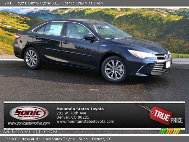 2015 Toyota Camry Hybrid XLE in Cosmic Gray Mica