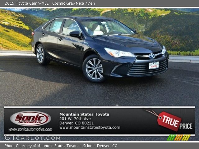2015 Toyota Camry XLE in Cosmic Gray Mica