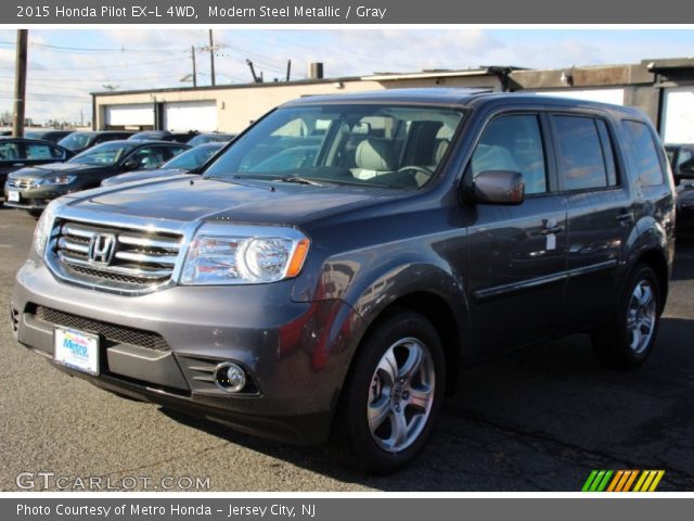 2015 Honda Pilot EX-L 4WD in Modern Steel Metallic