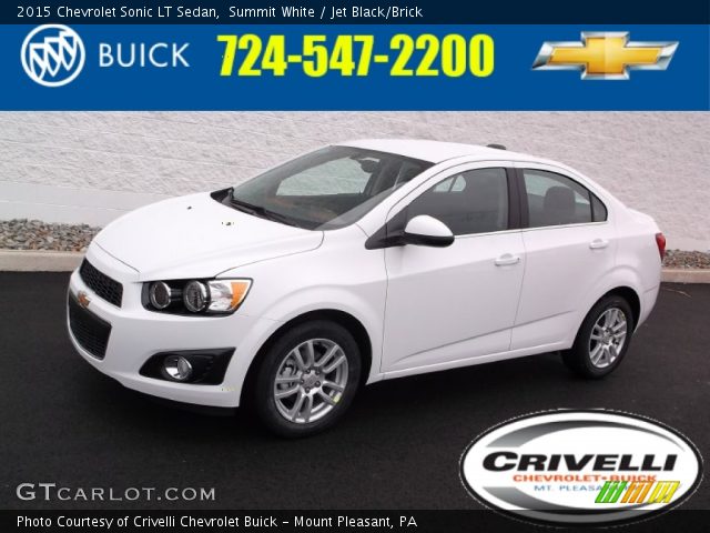 2015 Chevrolet Sonic LT Sedan in Summit White