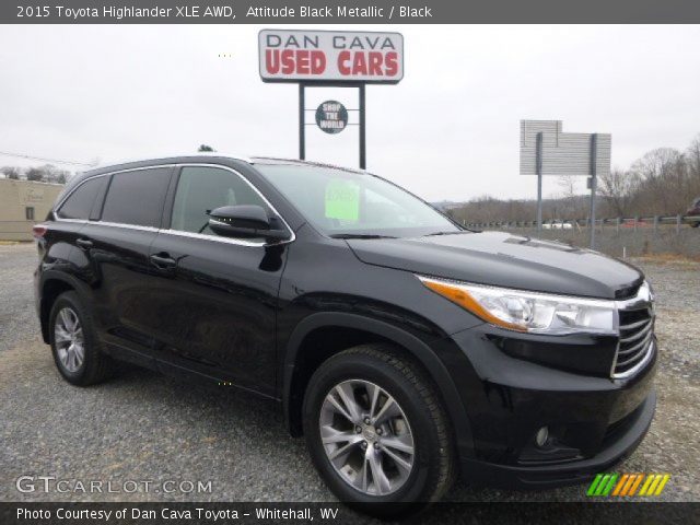 2015 Toyota Highlander XLE AWD in Attitude Black Metallic