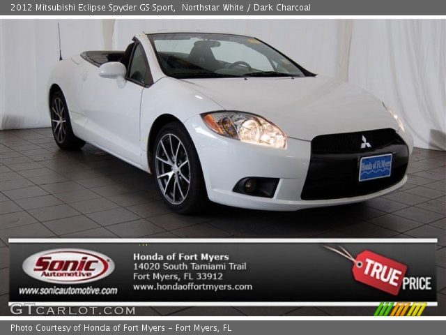 2012 Mitsubishi Eclipse Spyder GS Sport in Northstar White