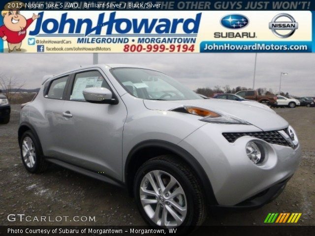 2015 Nissan Juke S AWD in Brilliant Silver