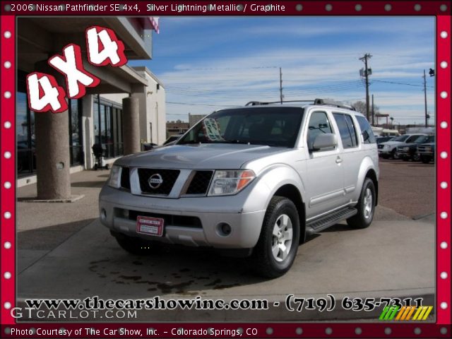 2006 Nissan Pathfinder SE 4x4 in Silver Lightning Metallic