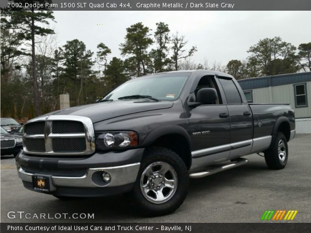 2002 Dodge Ram 1500 SLT Quad Cab 4x4 in Graphite Metallic