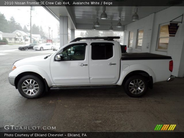 2010 Nissan Frontier SE Crew Cab 4x4 in Avalanche White