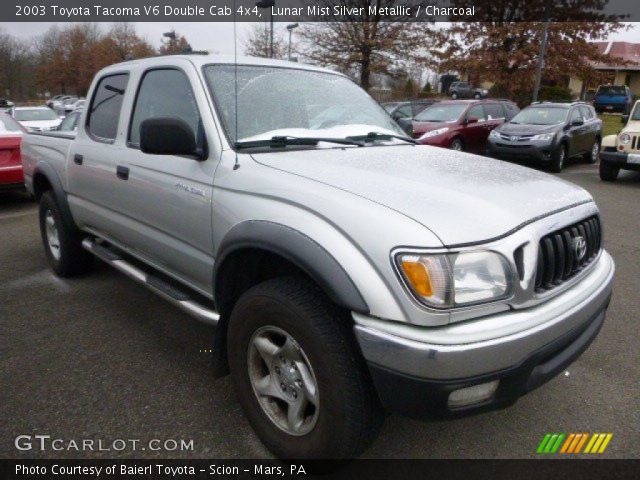2003 Toyota Tacoma V6 Double Cab 4x4 in Lunar Mist Silver Metallic