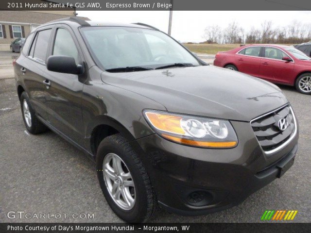 2011 Hyundai Santa Fe GLS AWD in Espresso Brown