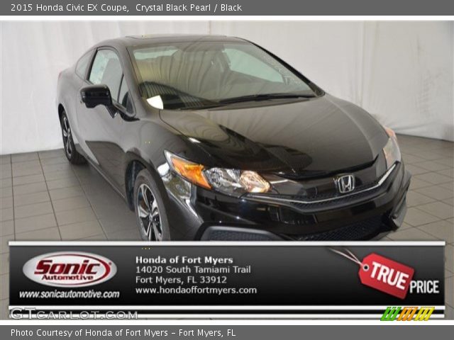 2015 Honda Civic EX Coupe in Crystal Black Pearl