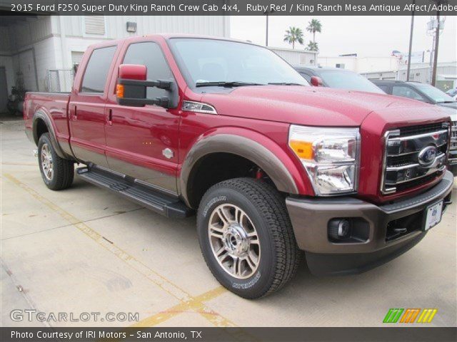 2015 Ford F250 Super Duty King Ranch Crew Cab 4x4 in Ruby Red