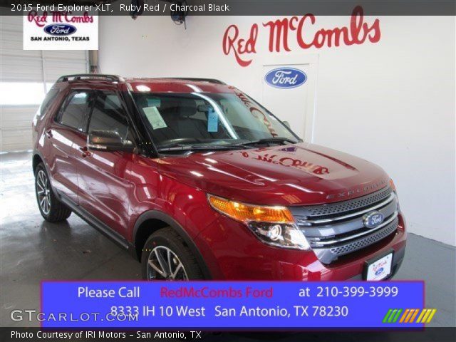 2015 Ford Explorer XLT in Ruby Red