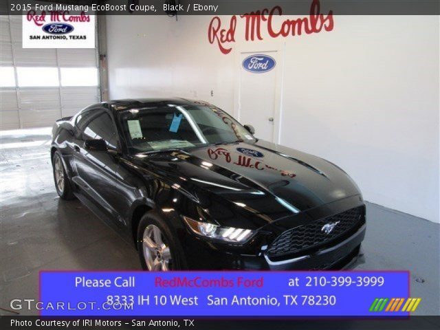 2015 Ford Mustang EcoBoost Coupe in Black