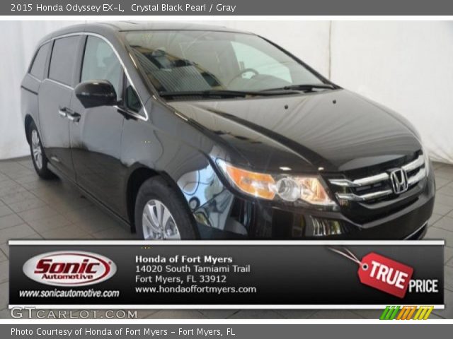2015 Honda Odyssey EX-L in Crystal Black Pearl