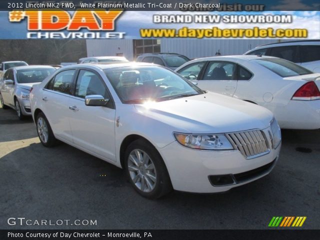 2012 Lincoln MKZ FWD in White Platinum Metallic Tri-Coat