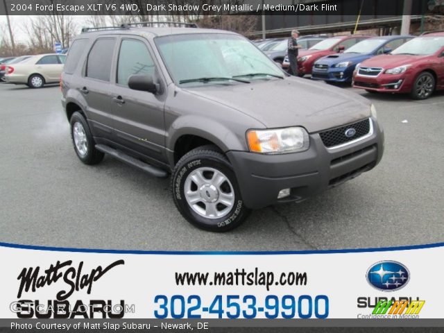 2004 Ford Escape XLT V6 4WD in Dark Shadow Grey Metallic