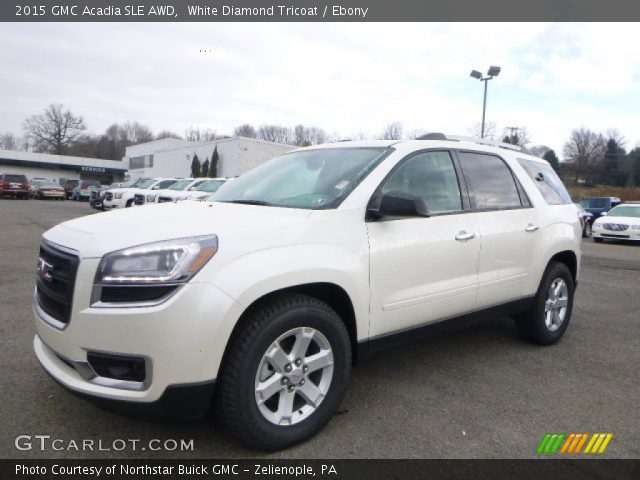 2015 GMC Acadia SLE AWD in White Diamond Tricoat