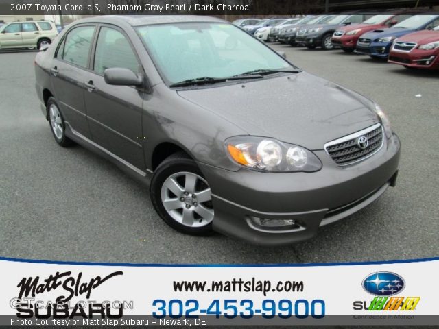 2007 Toyota Corolla S in Phantom Gray Pearl