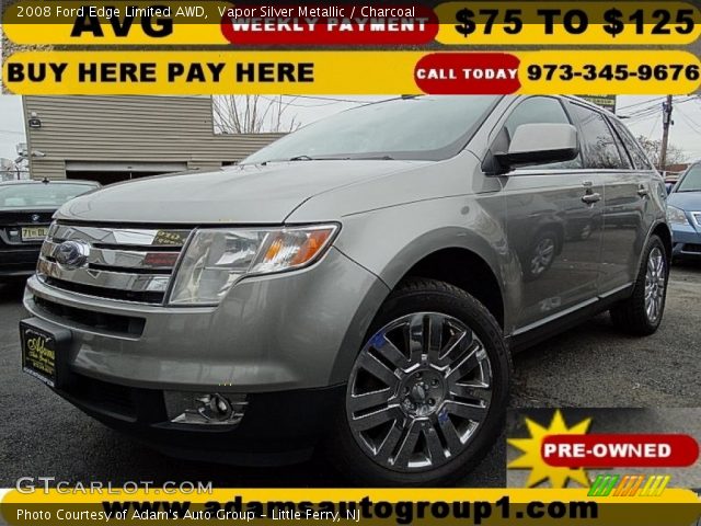 2008 Ford Edge Limited AWD in Vapor Silver Metallic