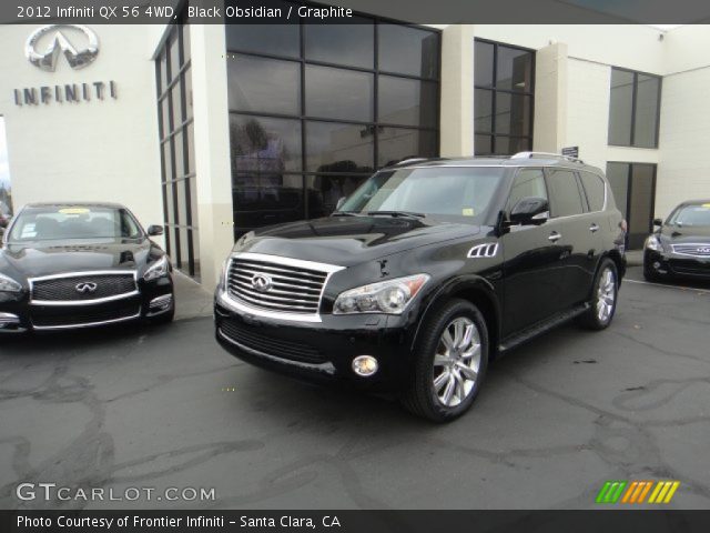 2012 Infiniti QX 56 4WD in Black Obsidian
