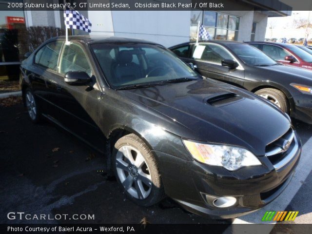 2008 Subaru Legacy 2.5 GT Limited Sedan in Obsidian Black Pearl