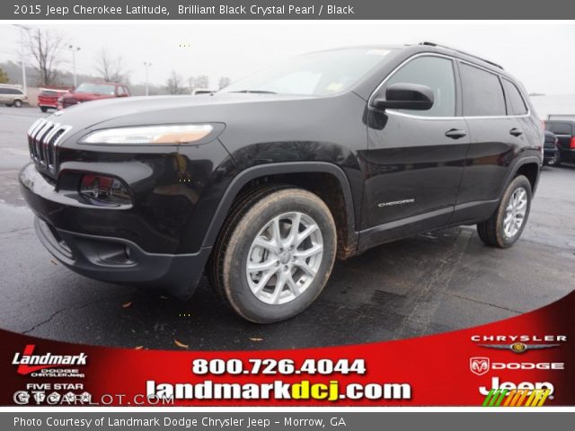 2015 Jeep Cherokee Latitude in Brilliant Black Crystal Pearl