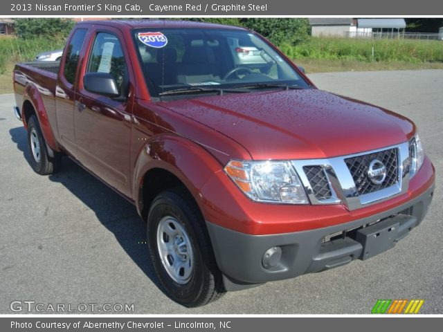 2013 Nissan Frontier S King Cab in Cayenne Red