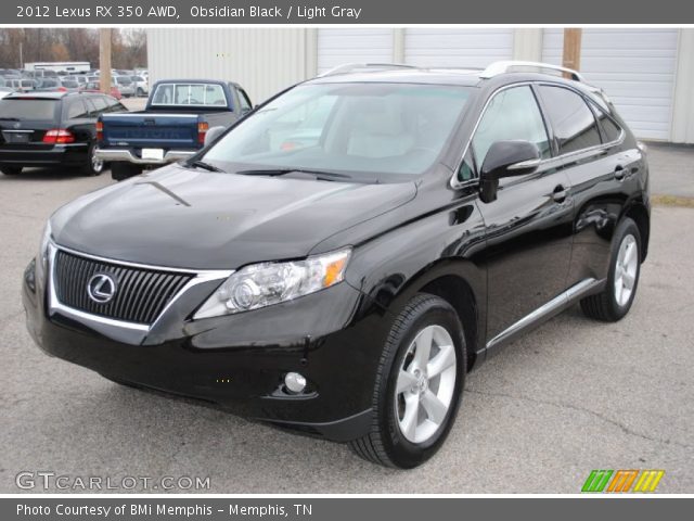 2012 Lexus RX 350 AWD in Obsidian Black