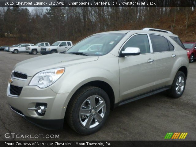 2015 Chevrolet Equinox LTZ AWD in Champagne Silver Metallic
