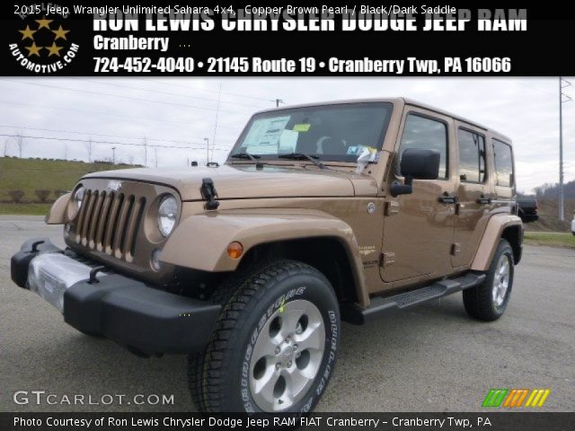 2015 Jeep Wrangler Unlimited Sahara 4x4 in Copper Brown Pearl