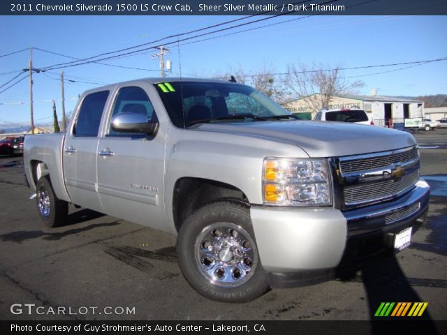 2011 Chevrolet Silverado 1500 LS Crew Cab in Sheer Silver Metallic