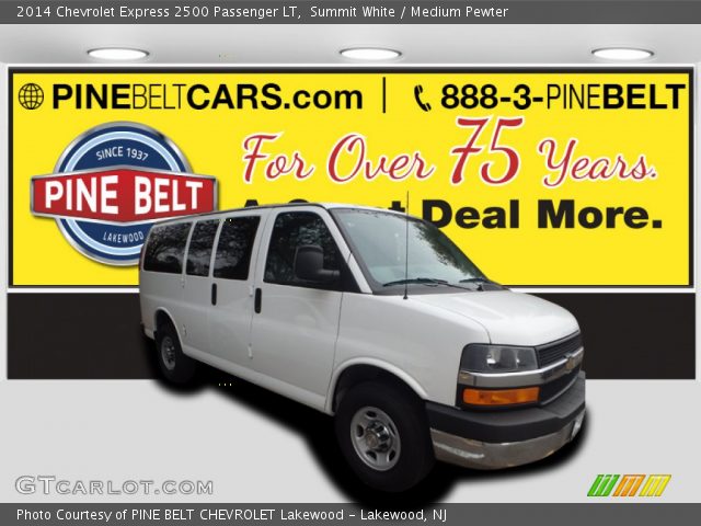 2014 Chevrolet Express 2500 Passenger LT in Summit White
