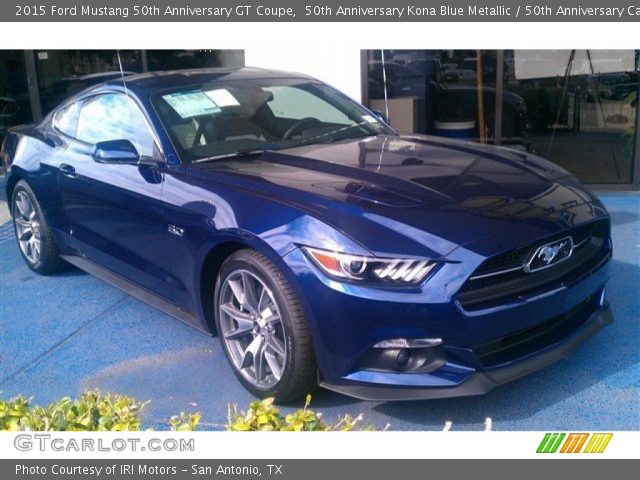 2015 Ford Mustang 50th Anniversary GT Coupe in 50th Anniversary Kona Blue Metallic