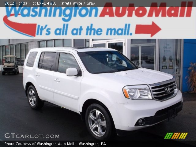 2012 Honda Pilot EX-L 4WD in Taffeta White
