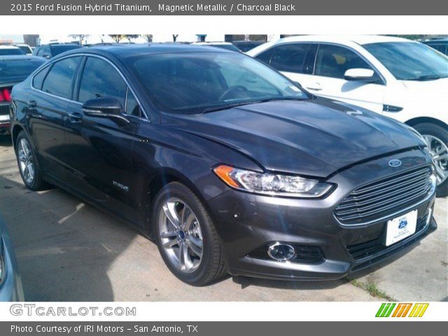 2015 Ford Fusion Hybrid Titanium in Magnetic Metallic