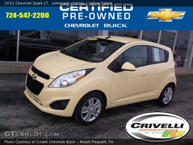 2013 Chevrolet Spark LT in Lemonade (Yellow)