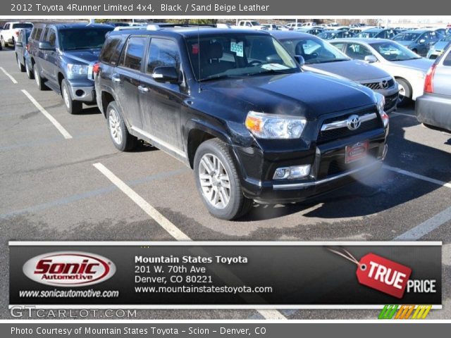2012 Toyota 4Runner Limited 4x4 in Black