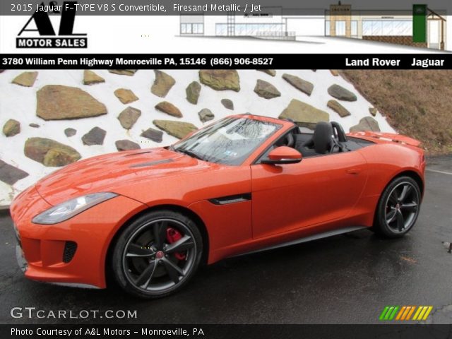 2015 Jaguar F-TYPE V8 S Convertible in Firesand Metallic