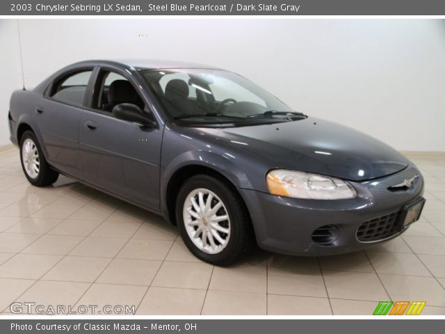 2003 Chrysler Sebring LX Sedan in Steel Blue Pearlcoat