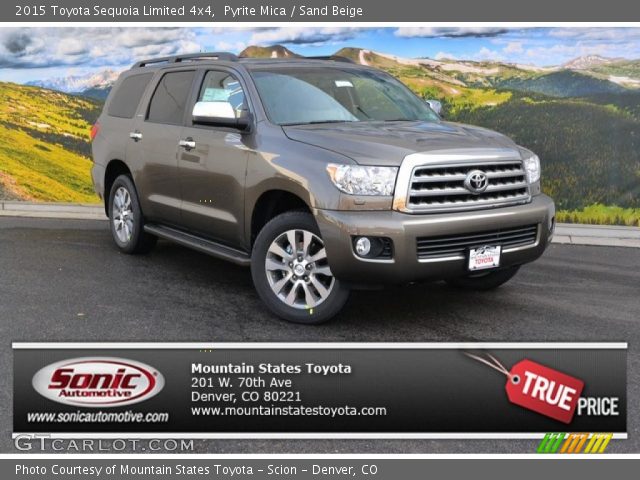 2015 Toyota Sequoia Limited 4x4 in Pyrite Mica